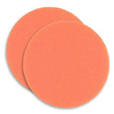 Buff & Shine 5.5" Euro Foam Orange Flat Face Pad, Medium Cutting, 580G, 4
