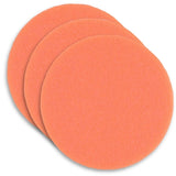 Buff & Shine 6.5" Euro Foam Orange Flat Face Pad, Medium Cutting, 6515HOG, 5