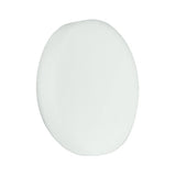 Buff & Shine 5.5" Euro Foam White Flat Face Pad, Polishing, 591G, 2