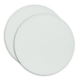 Buff & Shine 5.5" Euro Foam White Beveled Face Pad, Polishing, 6515HWG, 4