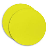 Buff & Shine 5.5" Euro Foam Yellow Flat Face Pad, Heavy Cutting, 531G, 4