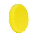 Buff & Shine 6.5" Euro Foam Yellow Beveled Face Pad, Heavy Cutting, 631G, 2
