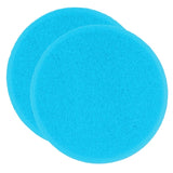 Buff & Shine 6.5" Foam Blue Beveled Face Pad, Soft Polishing, 615G, 3