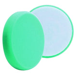 Buff & Shine 6.5" Foam Green Beveled Face Pad, Polishing, 614G