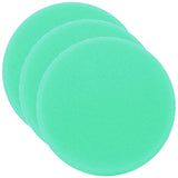 Buff & Shine 6.5" Foam Green Beveled Face Pad, Polishing, 614G, 4