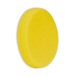 Buff & Shine 6.5" Foam Yellow Beveled Face Pad, Medium Cutting, 613G, 2