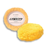 Buff & Shine 3" Mini Wool Blend Grip Buff Pad, Medium Cut / Polishing, 2-Pack, 301GY