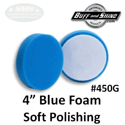 Buff & Shine 4 Foam Pad, Blue, Soft Polishing, 2-Pack, 450G –