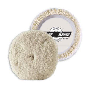 Buff & Shine 5" Wool Grip Buff Pad, Compounding, 501G