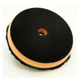 Buff & Shine 6.5" Microfiber Black and Orange Buff Pad, Cutting / Polishing, 680MFP