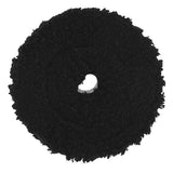 Buff & Shine 6.5" Microfiber Black and Black Buff Pad, Finishing, 620MFP
