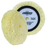 Buff and Shine 7.5" Center Ring Wool Buff Pad, Polishing / Light Finishing, 753RYS
