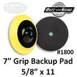 Buff & Shine 7" Heavy Duty Flex Edge Backup Pad, 1800