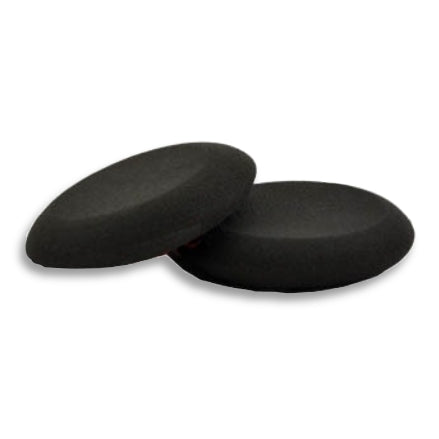 Buff & Shine Applicator Pads, Round Black Foam with Tapered Edge, FA1K