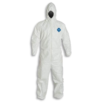 DuPont Tyvek 127S Hooded Protective Suit Coveralls