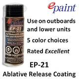 EPaint EP-21 Aerosol for Outdrives & Running Gear, Metallic Silver, EP-21A-MS