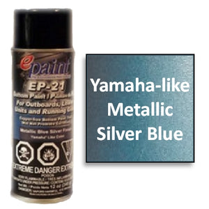 EPaint EP-21 Aerosol for Outdrives & Running Gear, Metallic Silver Blue, EP-21A-MSB