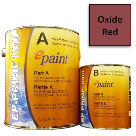 EPaint EP-PRIME 1000 Multi-Purpose Epoxy Primer, Oxide Red, P1000-505-G