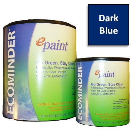 EPaint Ecominder Antifouling Boat Bottom Paint, Dark Blue