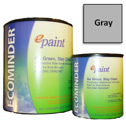 EPaint Ecominder Antifouling Boat Bottom Paint, Gray