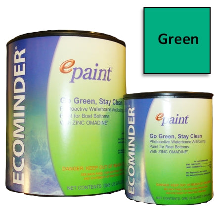 EPaint Ecominder Antifouling Boat Bottom Paint, Green