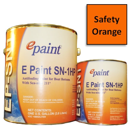 EPaint SN-1 HP Antifouling Paint, Safety Orange