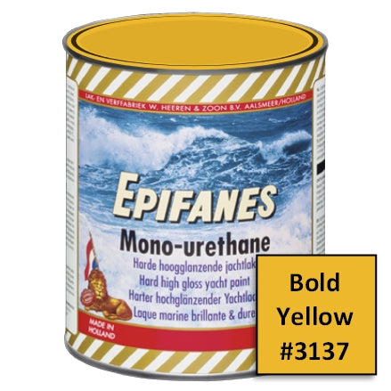 Epifanes Monourethane Yacht Paint, #3137 Yellow, 750ml, MU3137.750