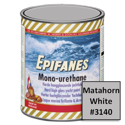 Epifanes Monourethane Yacht Paint, #3140 Matahorn White, 750ml, MU3140.750
