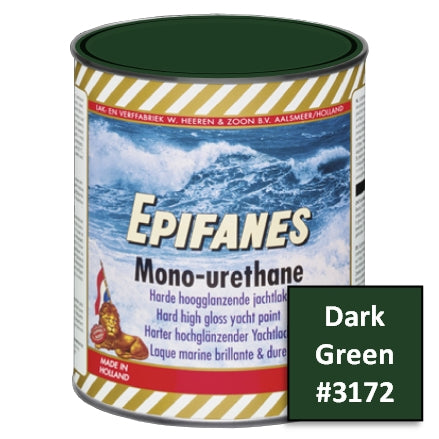 Epifanes Monourethane Yacht Paint, #3172 Malachy / Dark Green, 750ml, MU3172.750