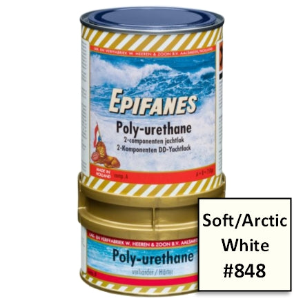 Epifanes Polyurethane Yacht Paint, #848 Soft Arctic White, PU848.750