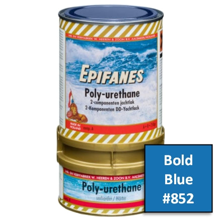 Epifanes Polyurethane Yacht Paint, #852 Bold Blue, PU852.750
