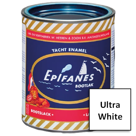 Epifanes Yacht Enamel, #UW Ultra White, 750ml, YEUW.750