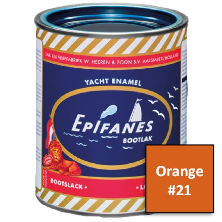 Epifanes Yacht Enamel, #21 Orange, 750ml, YE021.750