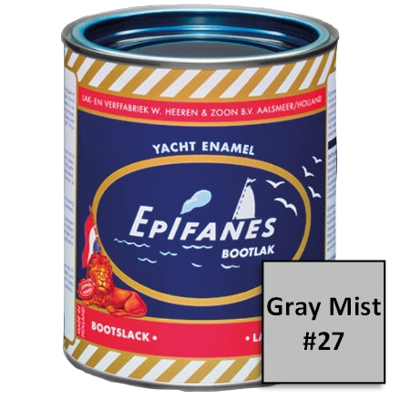 Epifanes Yacht Enamel, #27 Gray Mist, 750ml, YE027.750