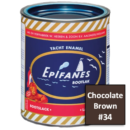 Epifanes Yacht Enamel, #34 Chocolate Brown, 750ml, YE034.750
