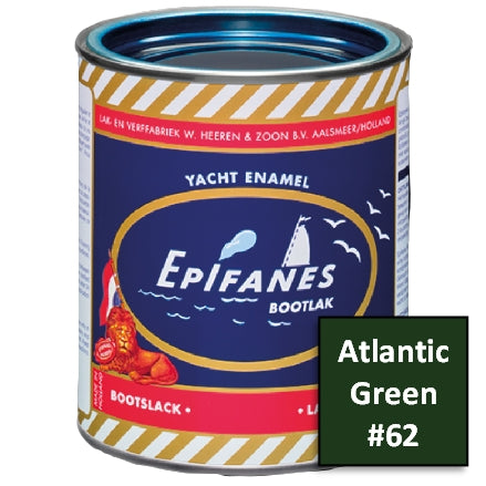 Epifanes Yacht Enamel, #62 Atlantic Green, 750ml, YE062.750