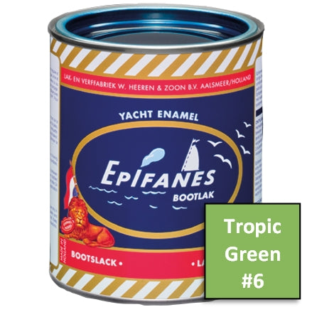 Epifanes Yacht Enamel, #6 Tropic Green, 750ml, YE006.750
