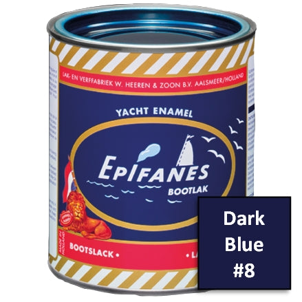 Epifanes Yacht Enamel, #8 Dark Blue, 750ml, YE008.750