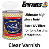 Epifanes Clear Gloss Varnish with Extra UV Filter, CV Series