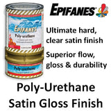 Epifanes Polyurethane Clear Satin Finish, PUCS.750, 2