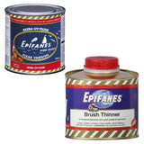 Epifanes Clear Gloss Varnish, CV.250 Plus Brushing Thinner