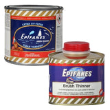 Epifanes Clear Gloss Varnish, CV.500 Plus Brushing Thinner