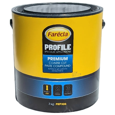 Farecla Profile Premium Coarse Cut Paste Compound, 3kg, PRP306