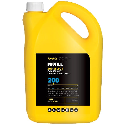 Farecla Profile 200 Select Coarse Cut Liquid Compound, 1 Gallon, PRS106