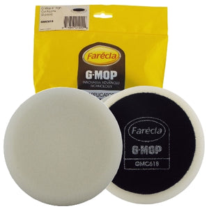 Farecla G Mop 6" Foam White Fast Cut Dry Use Compounding Grip Pad, 2-Pack, GMC618