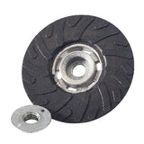 Ferro 5" Rubber Grinding Disc Backing Pad with Nut, 9925, 2