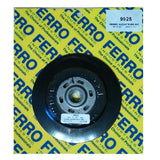 Ferro 5" Rubber Grinding Disc Backing Pad with Nut, 9925, 3