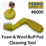 Ferro Foam Buff Pad Cleaning Tool, 6000