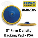 Ferro 8" Firm PSA Backing Pad, 60618V