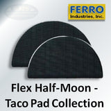 Ferro Industries Flexible Half-Moon Taco Hand Sanding Pad CollectionFerro Half-Moon Taco Hand Sanding Pad Collection, 2